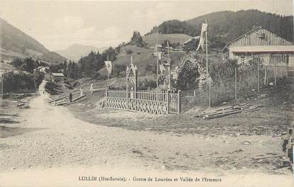CPA FRANCE 74 "Lullin, Grotte de Lourdes et Vallée de l'Irmente"