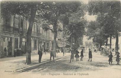 CPA FRANCE 83 "Draguignan,  le boulevard de l'Esplanade"