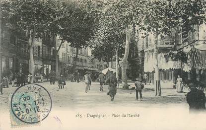 CPA FRANCE 83 "Draguignan,  Place du Marché"