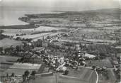 74 Haute Savoie CPSM FRANCE 74 " Sciez, Vue générale aérienne et le Lac Léman"