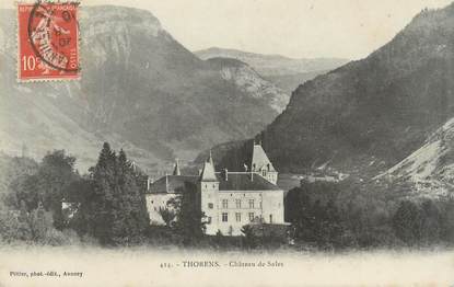 CPA FRANCE 74 " Thorens , Château de Sales"