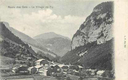 CPA FRANCE 74 " Fry, Le village"