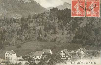 CPA FRANCE 74 " Le Giffre, Les villas"