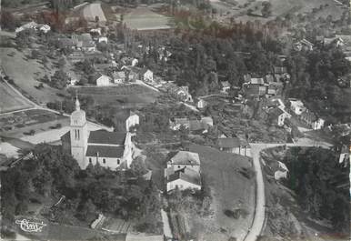 CPSM FRANCE 74 " Perrignier, Vue panoramique aérienne et l'église"