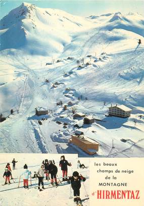 CPSM FRANCE 74 " Hirmentaz sous la neige"