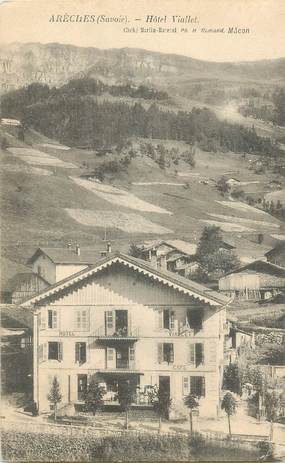 CPA FRANCE 73 " Arêches , Hôtel Viallet"