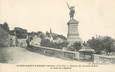 CPA FRANCE 21 "Alise Sainte Reine, statue de Jeanne d'Arc et rue de l'Eglise"