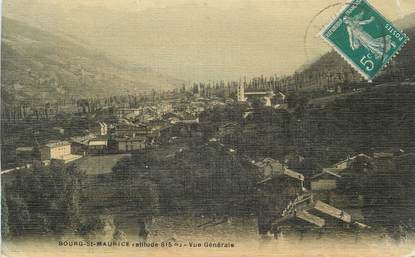 CPA FRANCE 73 " Bourg St Maurice,Vue générale"