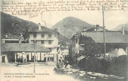 CPA FRANCE 73 " Bourg St Maurice, La grande rue"