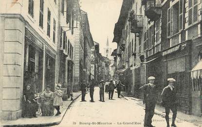 CPA FRANCE 73 " Bourg St Maurice, La grande rue"