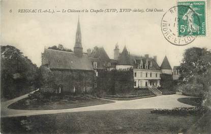 / CPA FRANCE 37 "Reignac, le château et la chapelle"