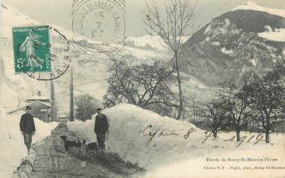 CPA FRANCE 73 " Bourg St Maurice en hiver"