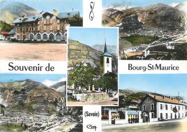 CPSM FRANCE 73 " Bourg St Maurice, Vues"