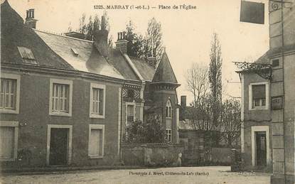 / CPA FRANCE 37 "Marray, place de l'église"