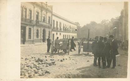 CARTE PHOTO MEXIQUE / RÉVOLUTION MEXICAINE "Mexico, artillerie du gouvernement , 1913"