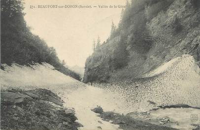 CPA FRANCE 73 " Beaufort sur Doron, Vallée de la Gitte"