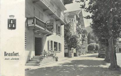 CPSM FRANCE 73 " Beaufort sur Doron , Entrée du village"