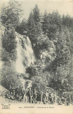 CPA FRANCE 73 " Beaufort , Cascade de la Pierre"