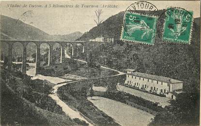 CPA FRANCE 07 "Viaduc de Duzon, près de Tournon"