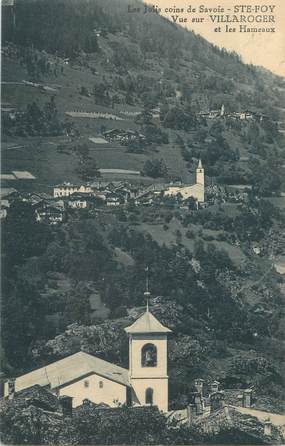 CPA FRANCE 73 " Ste Foy, Vue sur Villaroger et les hameaux"