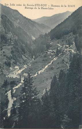 CPA FRANCE 73 " Ste Foy, Hameau de la Raie, Barrage de la Haute Isère"