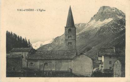 CPA FRANCE 73 " Val d'Isère, L'église"