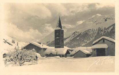 CPSM FRANCE 73 " Val d'Isère, Le clocher , le Signal de l'Iseran"