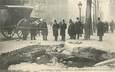 CPA FRANCE 75008  "Les inondations de Paris, 1910, un affaissement du sol boulevard Haussmann"