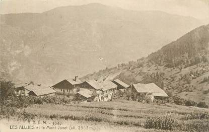 CPA FRANCE 73 " Les Allues, Vue générale et le Mont Jovet"