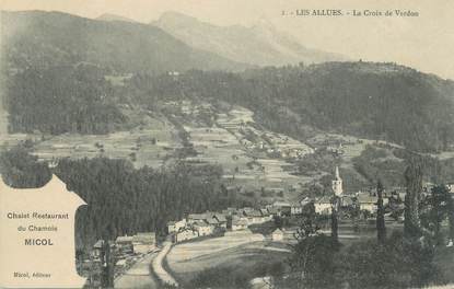 CPA FRANCE 73 " Les Allues, La Croix de Verdon"