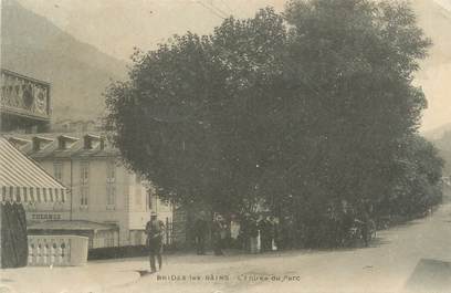 CPA FRANCE 73 " Brides les Bains, L'entrée du parc"