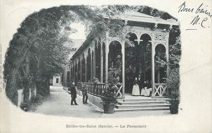 CPA FRANCE 73 " Brides les Bains, Le promenoir"