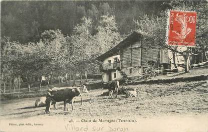 CPA FRANCE 73 " Villard sur Doron, Chalet de Montagne"