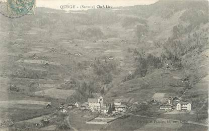 CPA FRANCE 73 " Queige, Le village"