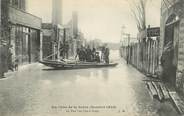 75 Pari CPA FRANCE 75016 "Paris, les inondations de Paris, La Rue Van loo à Passy"