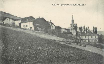 CPA FRANCE 73 " Les Chapelles, Vue générale"