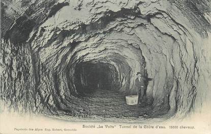 CPA FRANCE 73 " Société La Volta, Tunnel de la Chute d'Eau"