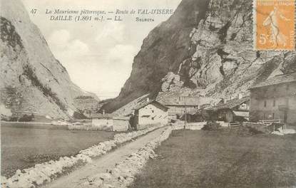 CPA FRANCE 73 " Route de Val d'Isère, Daille"