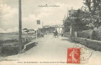 CPA FRANCE 83 " St Raphaël, Le Boulevard "