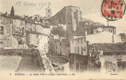 CPA FRANCE 83 " Hyères, Eglise St Paul"