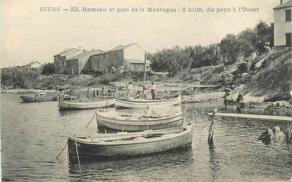 CPA FRANCE 83 " Giens, Hameau et Port de la Madrague "