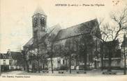 37 Indre Et Loire / CPA FRANCE 37 "Sepmes, place de l'église"