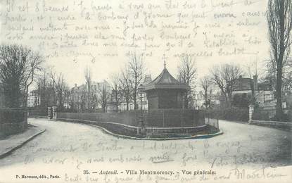 CPA FRANCE 75 " Paris 16ème, Auteuil, Villa Montmorency"