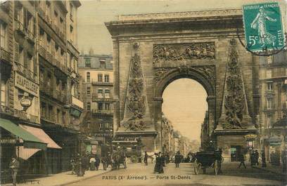 CPA FRANCE 75 " Paris 10ème, La Porte St Denis"