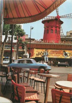 CPSM FRANCE 75 " Paris 8ème, Le Moulin Rouge Place Blanche"
