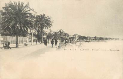 CPA FRANCE 06 " Cannes, Le Boulevard de la Croisette"