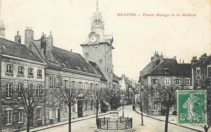 CPA FRANCE 21 "Beaune, la Place Monge et le Beffroi"