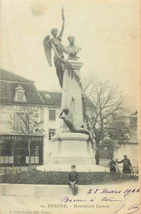 CPA FRANCE 21 "Beaune, monument Carnot"