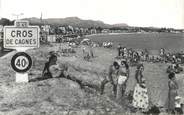 06 Alpe Maritime CPSM FRANCE 06 " Cros de Cagnes, Vue d'ensemble sur la plage et la ville"