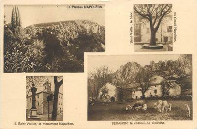 CPA FRANCE 06 " Séranon et St Vallier , Vues